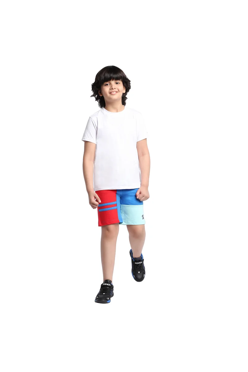 Spyby Boys Red Color Short - 2