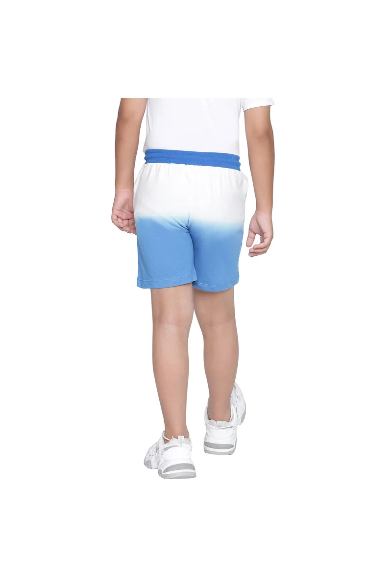 Spyby Boys White & Aqua Color Short - 4