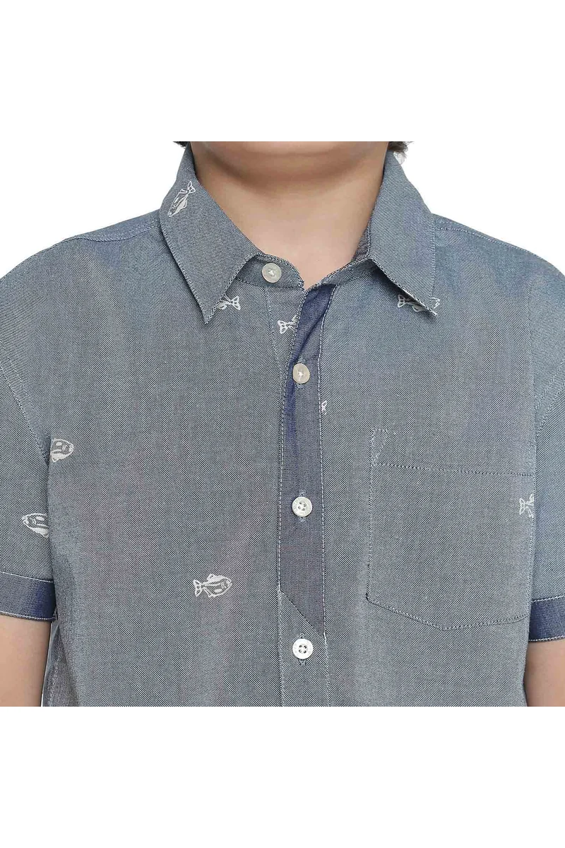 Spyby Boys Blue Color Shirt - 5