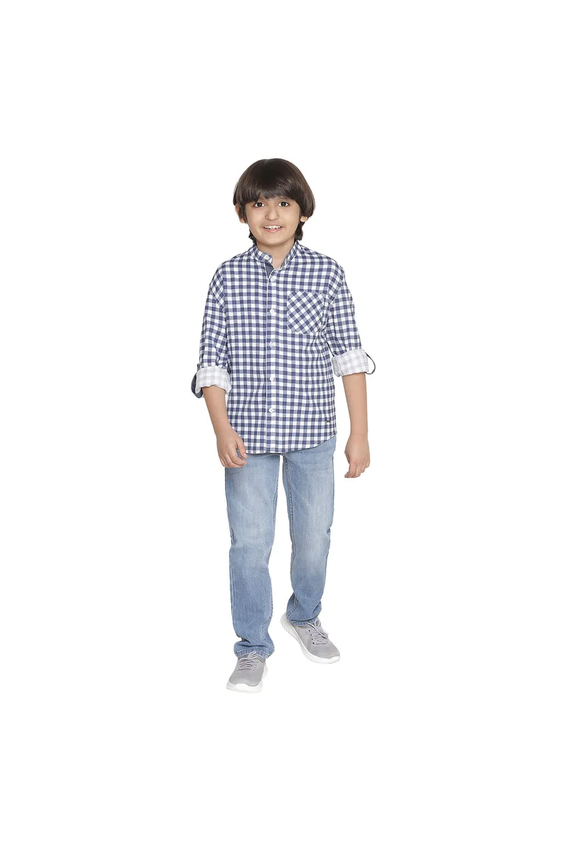 Spyby Boys Blue Color Shirt - 4