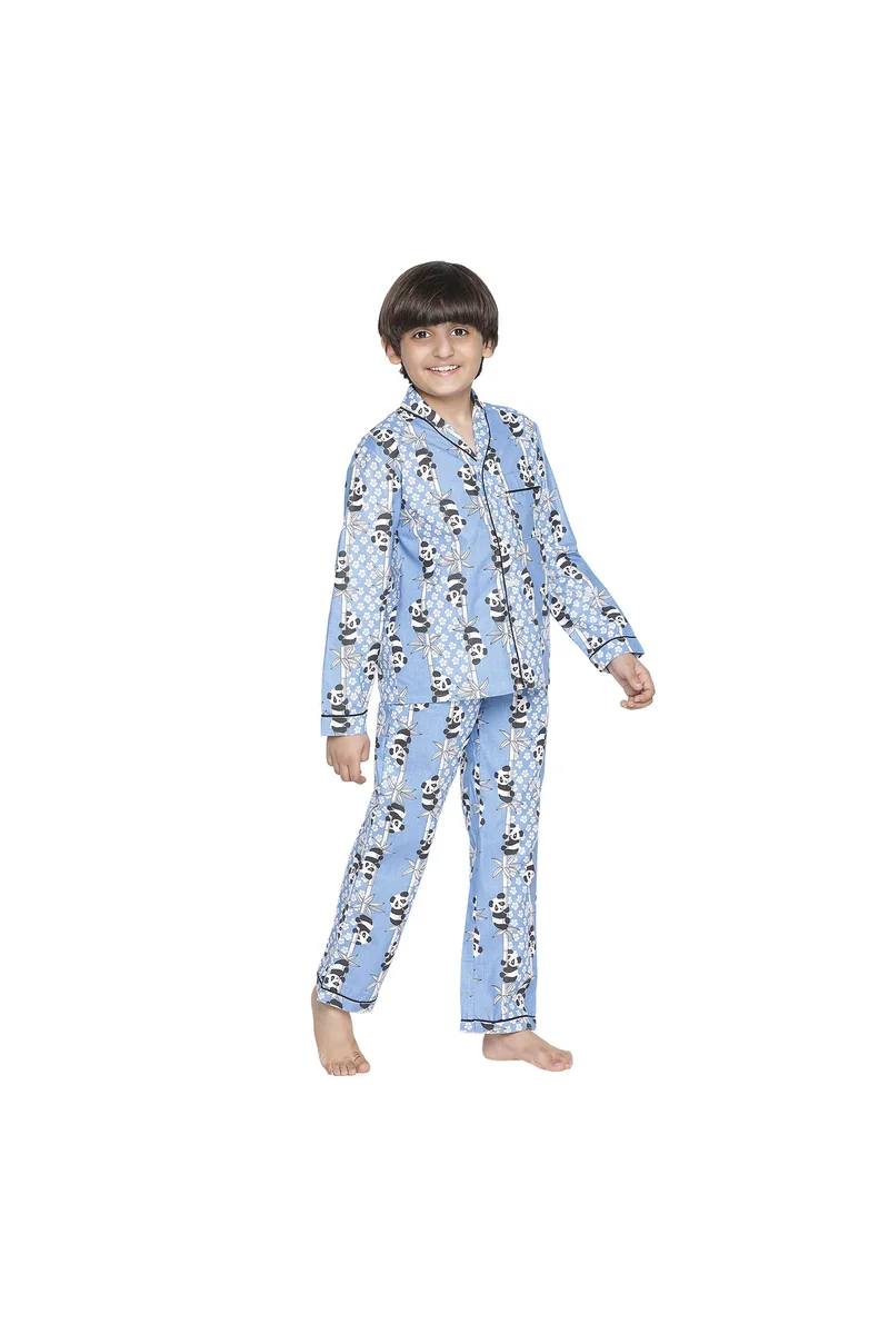 Spyby Boys Yellow Color Night Suit - 2