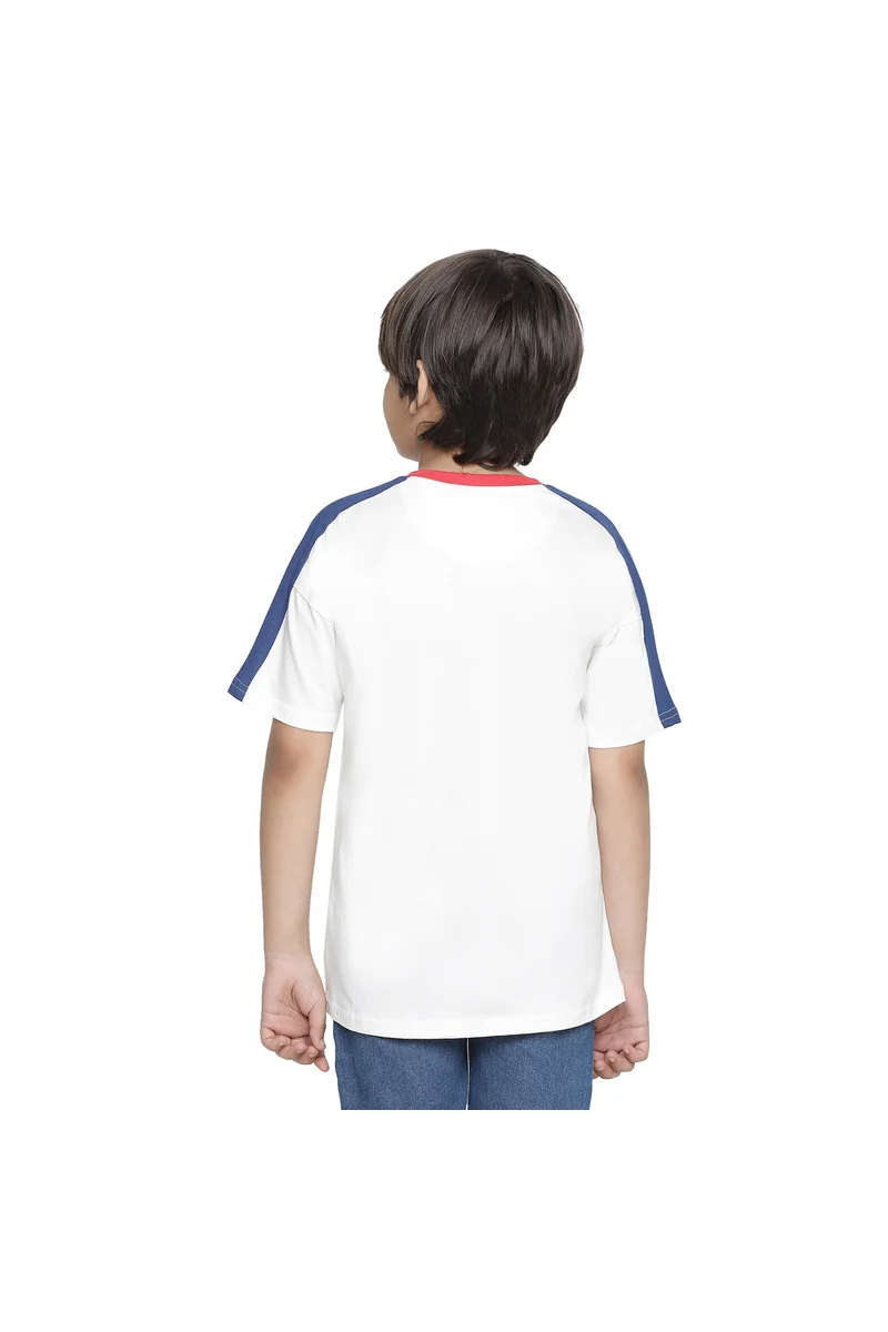 Spyby Boys White Color T-Shirt - 3