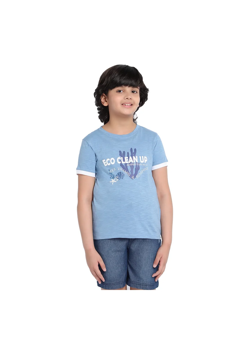 Spyby Boys Orange Color T-Shirt