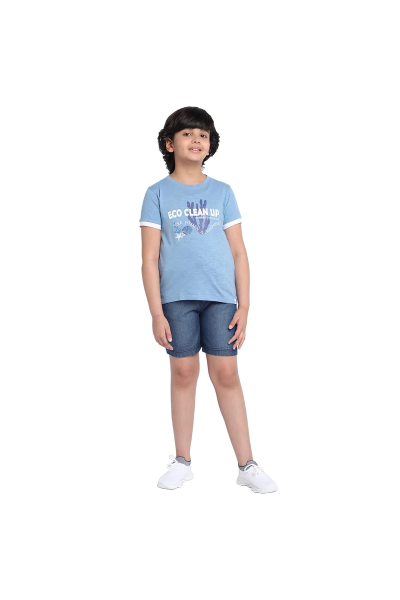 Spyby Boys Orange Color T-Shirt - 2