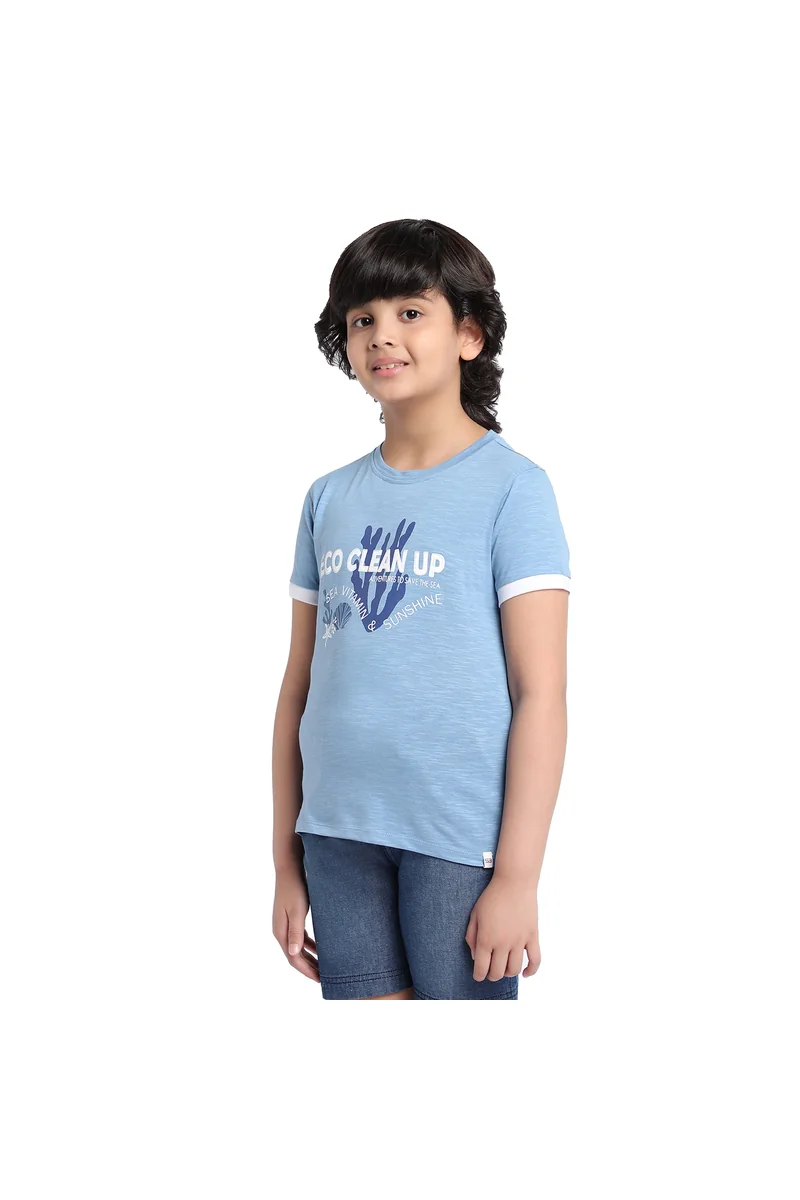 Spyby Boys Orange Color T-Shirt - 3