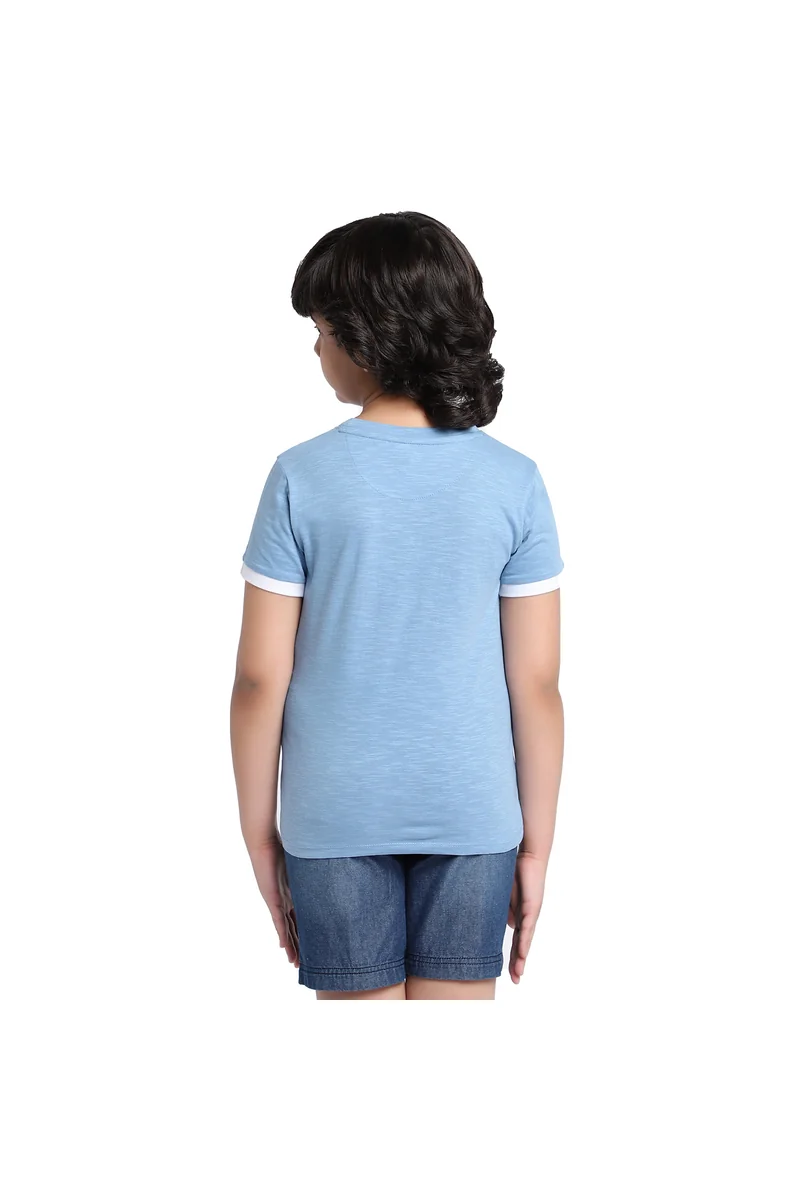 Spyby Boys Orange Color T-Shirt - 4