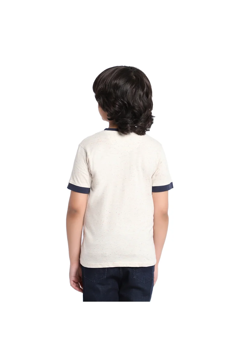 Spyby Boys Ivory Color T-Shirt - 4
