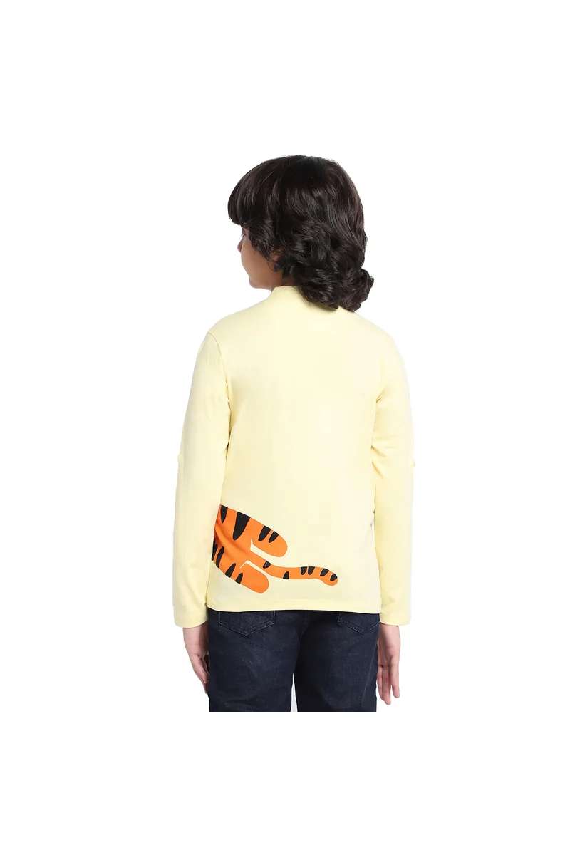 Spyby Boys Yellow Color T-Shirt - 4