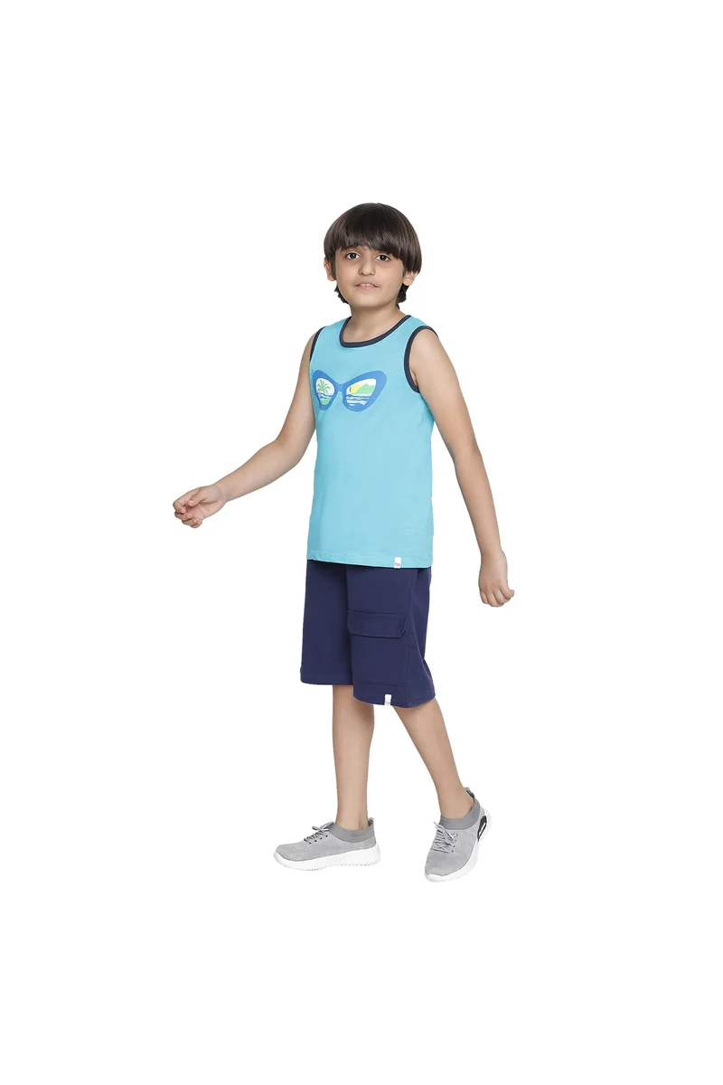 Spyby Boys Navy Color Clothing Set - 2