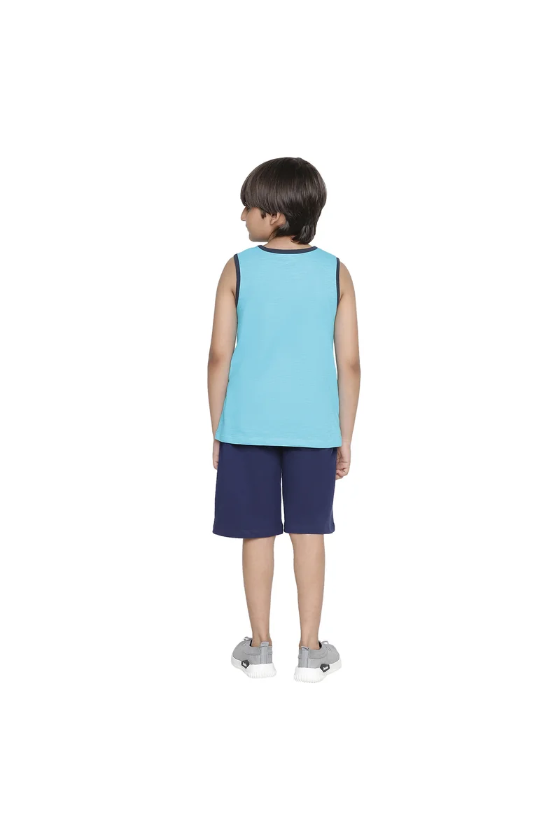 Spyby Boys Navy Color Clothing Set - 3