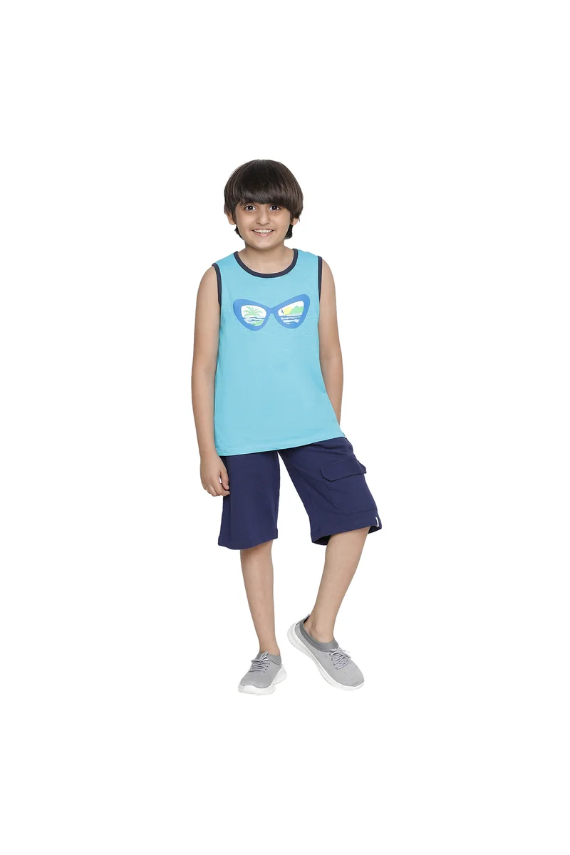 Spyby Boys Navy Color Clothing Set - 4