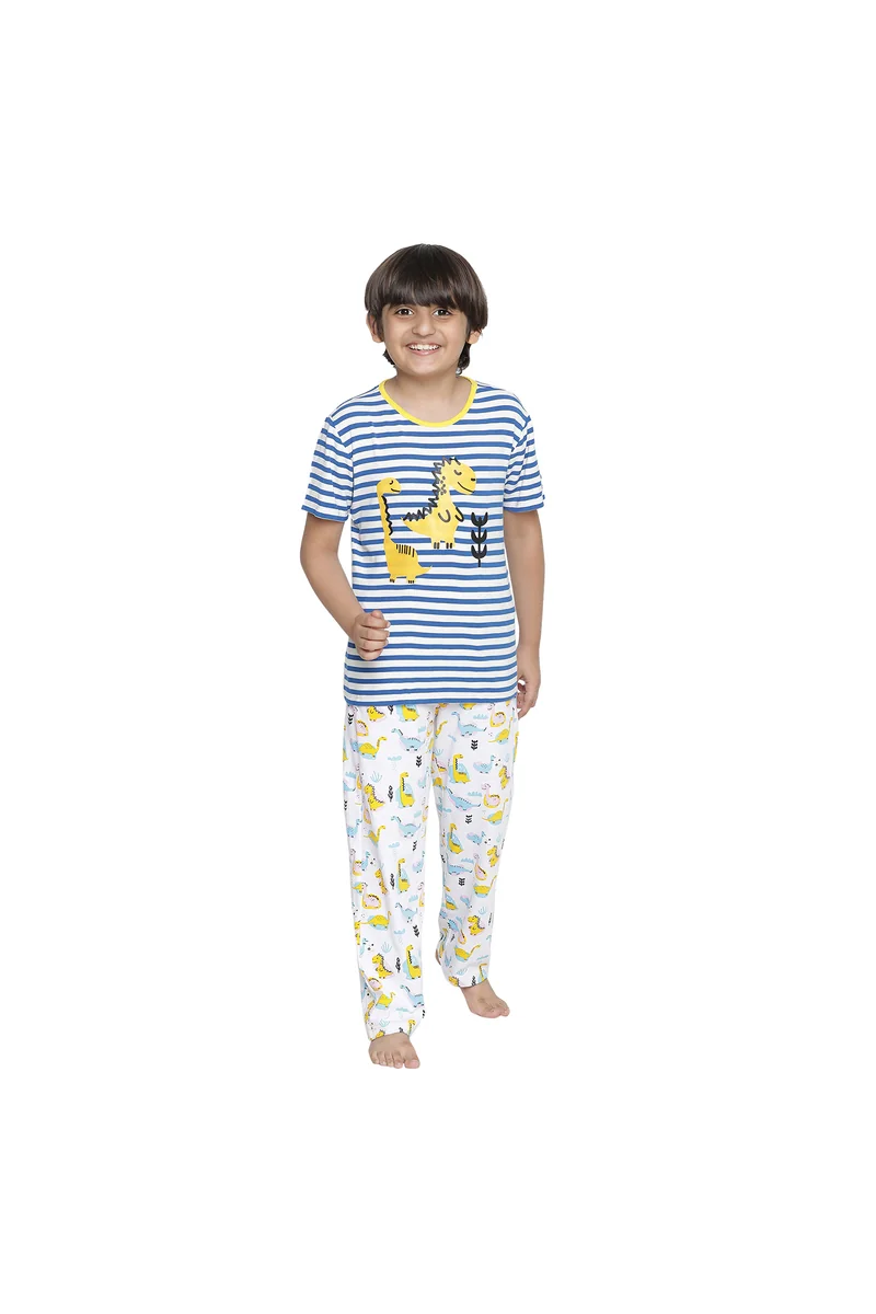 Spyby Boys Blue Color Clothing Set