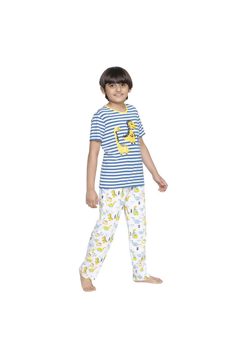 Spyby Boys Blue Color Clothing Set - 2