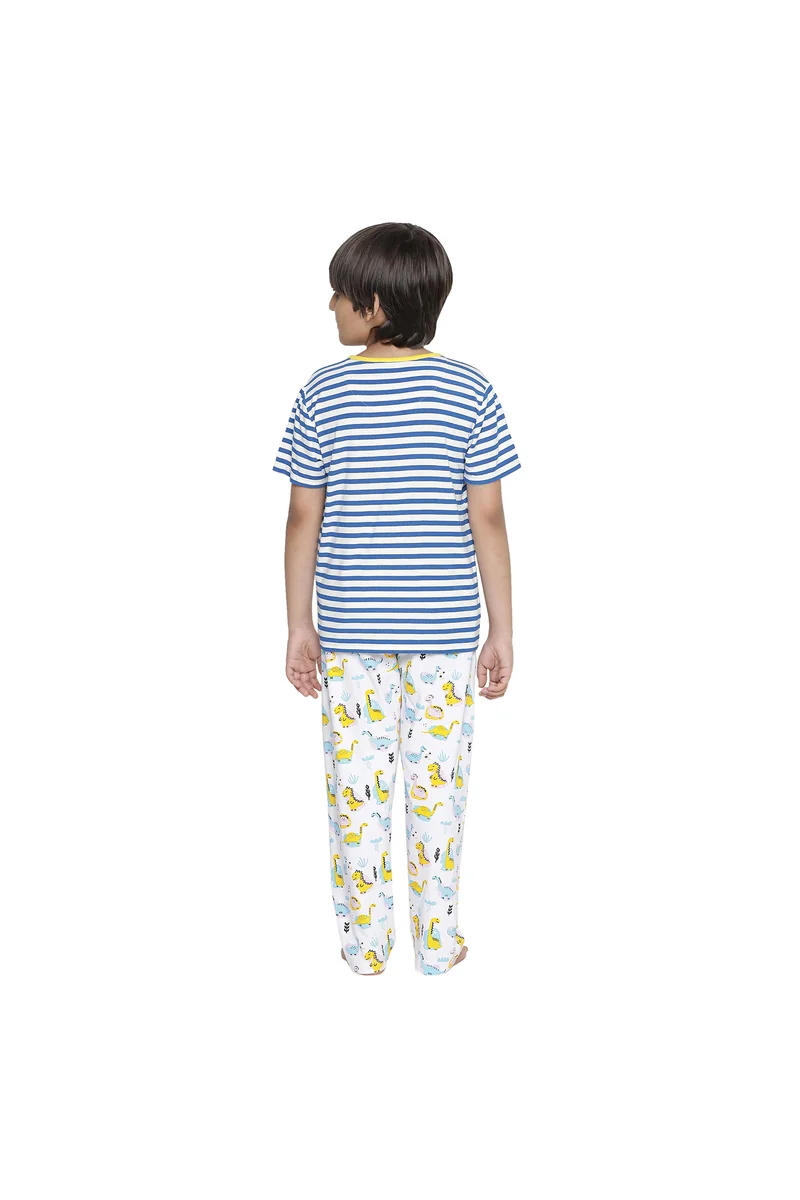 Spyby Boys Blue Color Clothing Set - 3