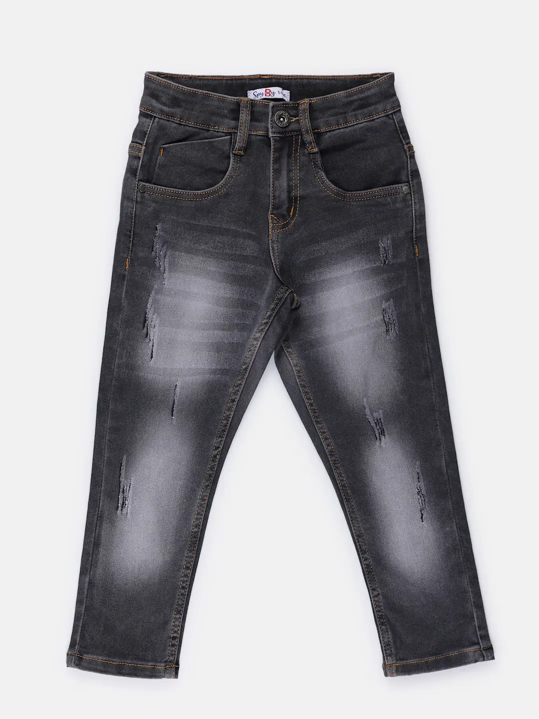 Spyby Boys Grey Color Jeans
