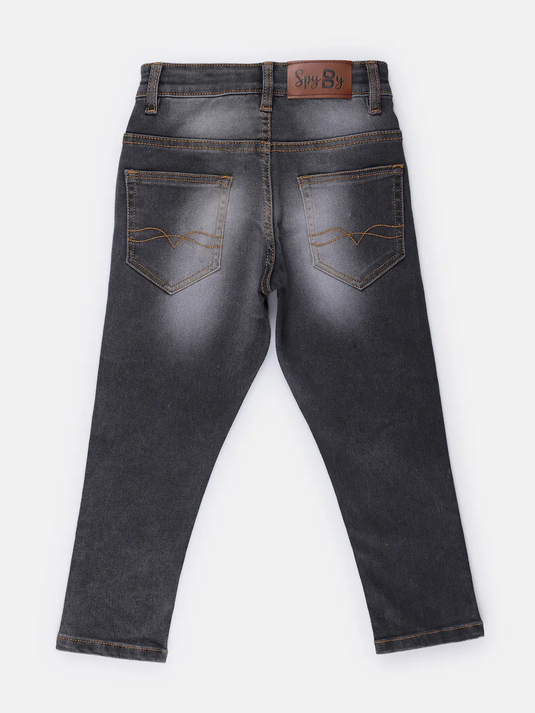 Spyby Boys Grey Color Jeans - 3