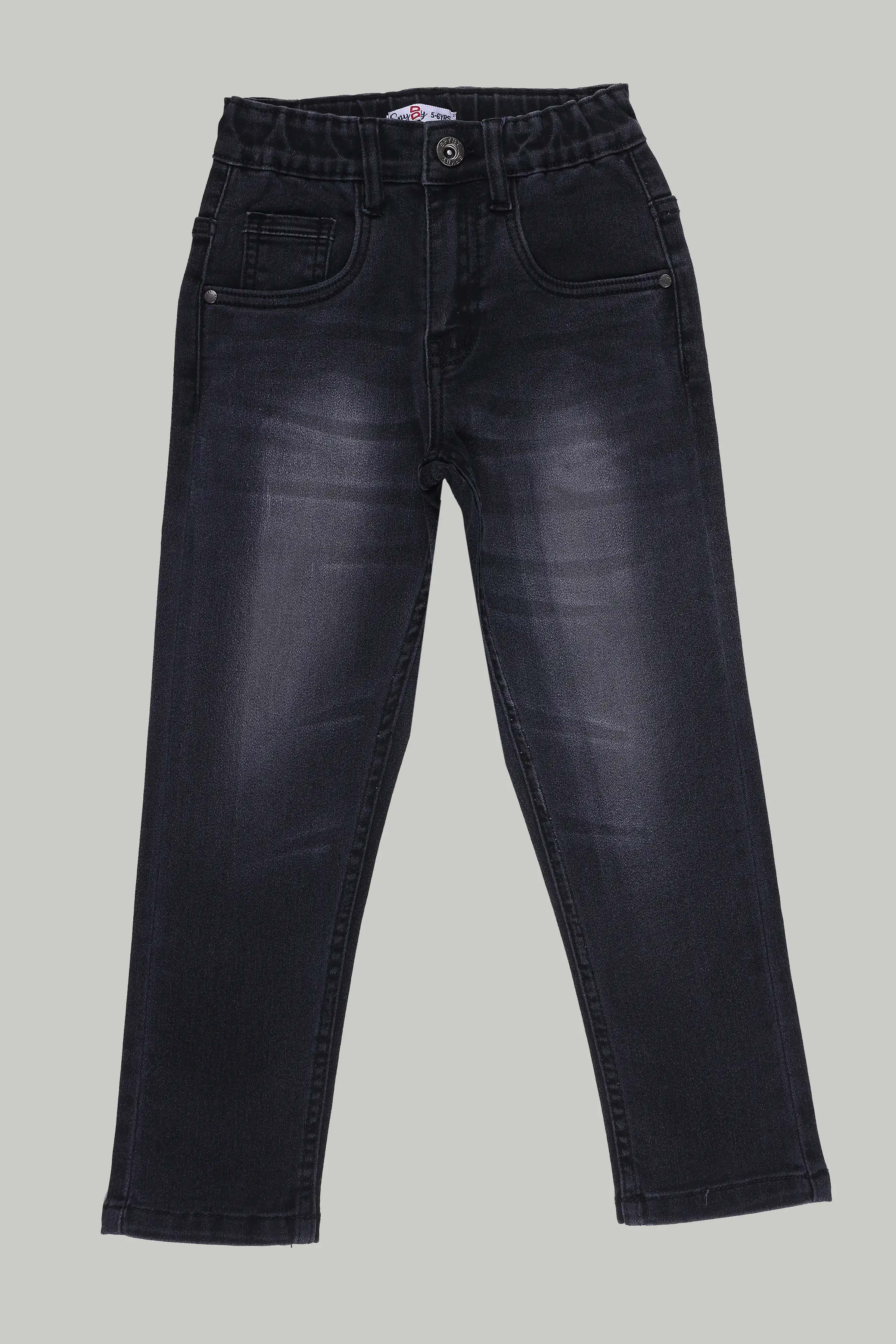 Spyby Boys Black Color Jeans