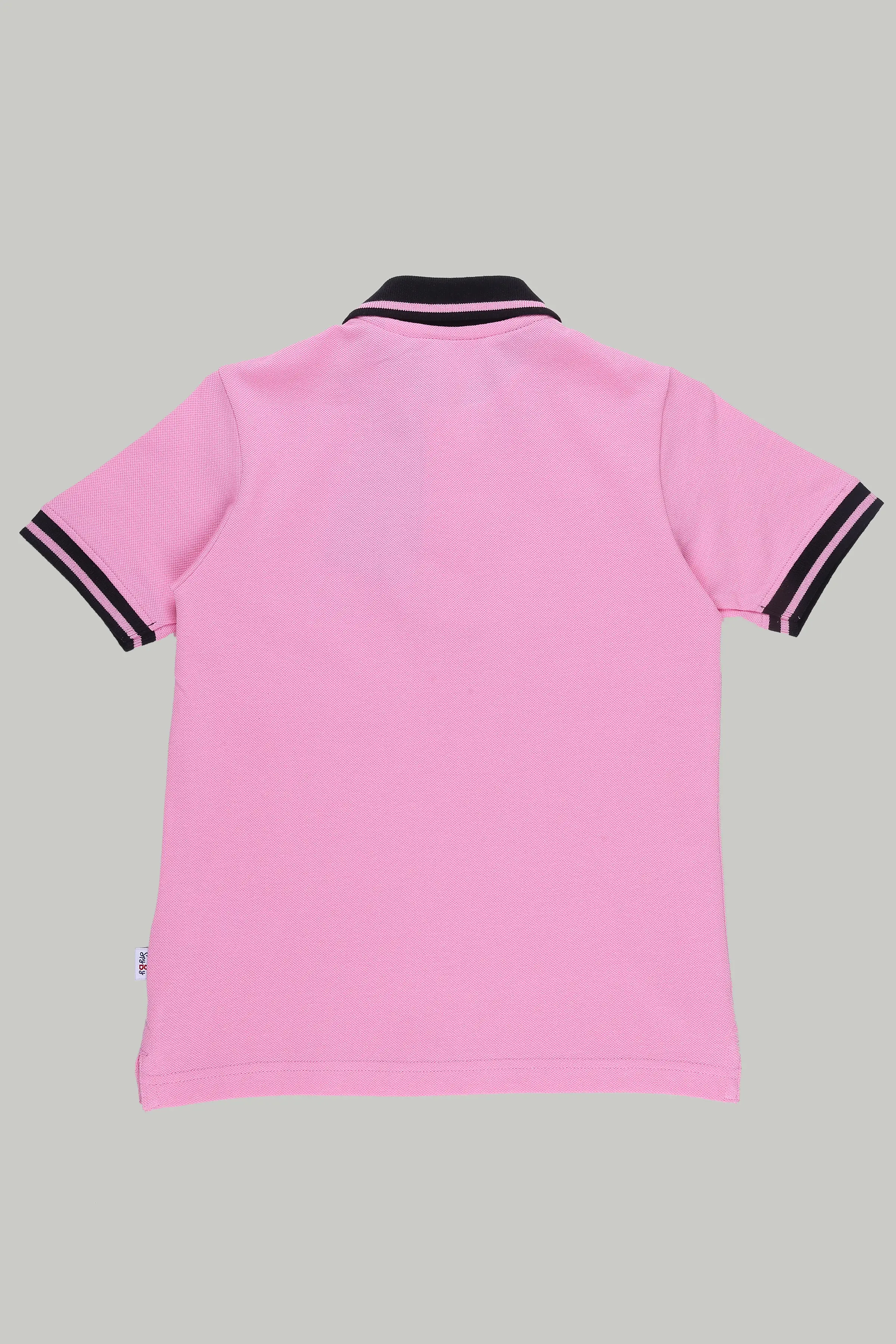 Spyby Boys Pink Color Polo T-Shirt - 3
