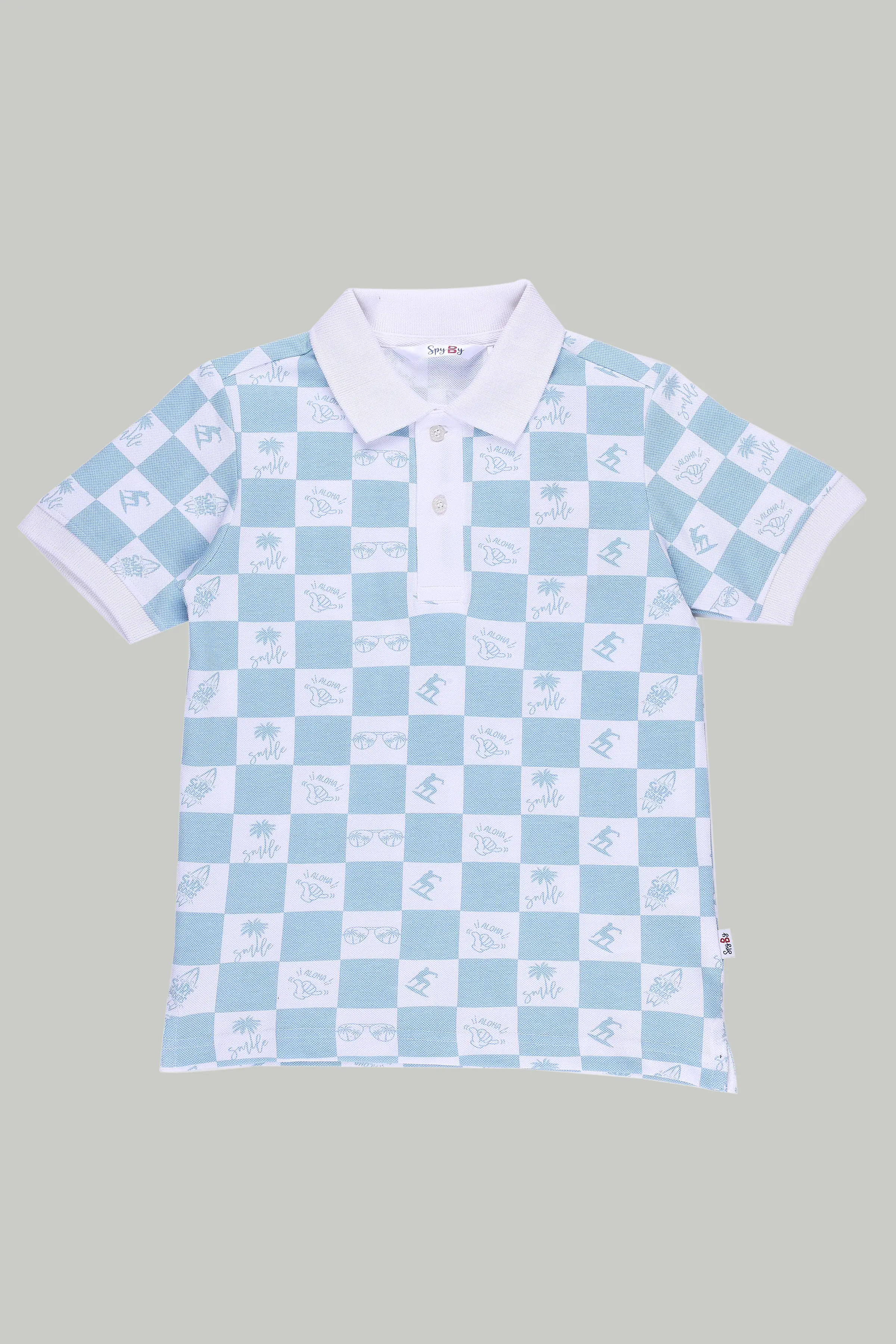 Spyby Boys Aop Polo T-Shirt
