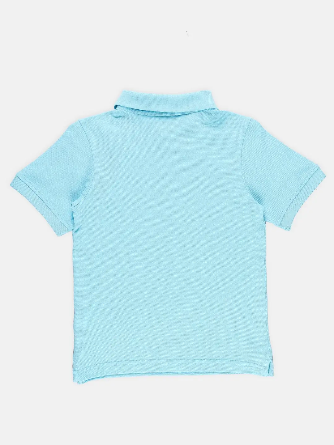 Spyby Boys Radiant Blue Color Polo T-Shirt - 3