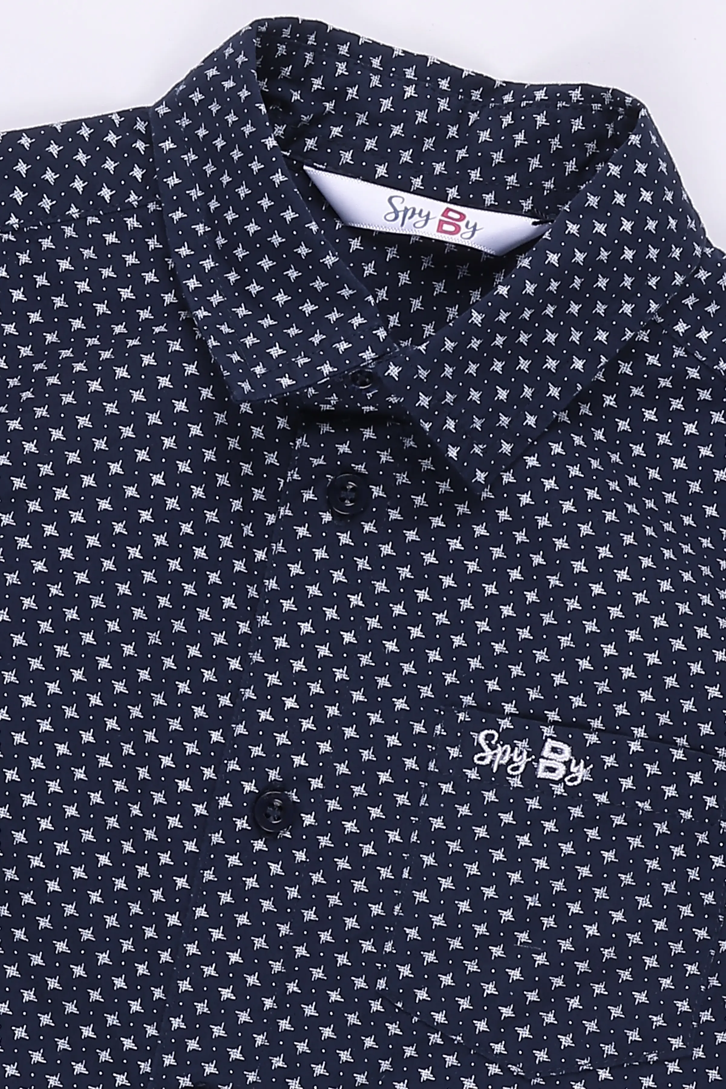 Spyby Boys Black Color Full Sleeve Shirt - 2