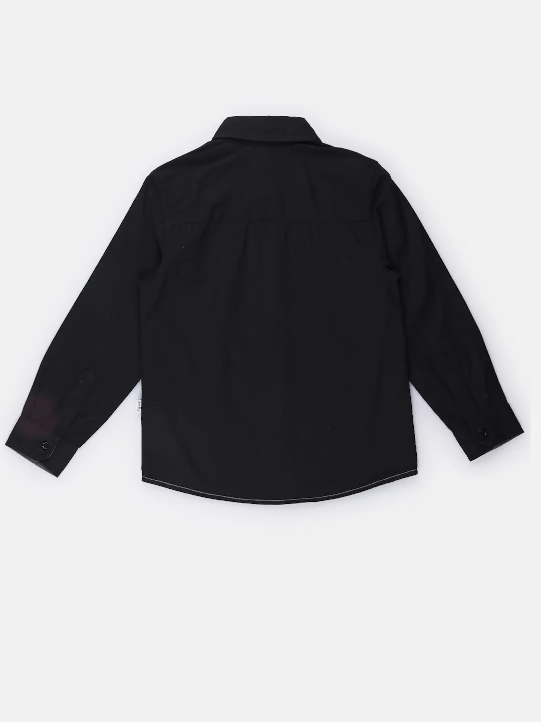 Spyby Boys Black Color Full Sleeve Shirt - 3