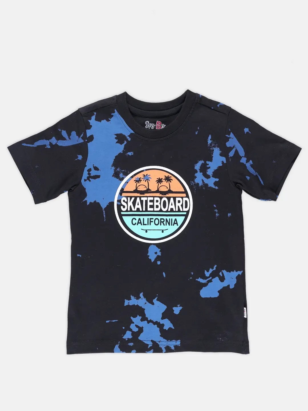 Spyby Boys Black Color T-Shirt
