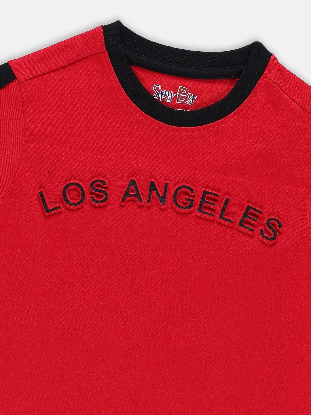 Spyby Boys Red Color T-Shirt - 2