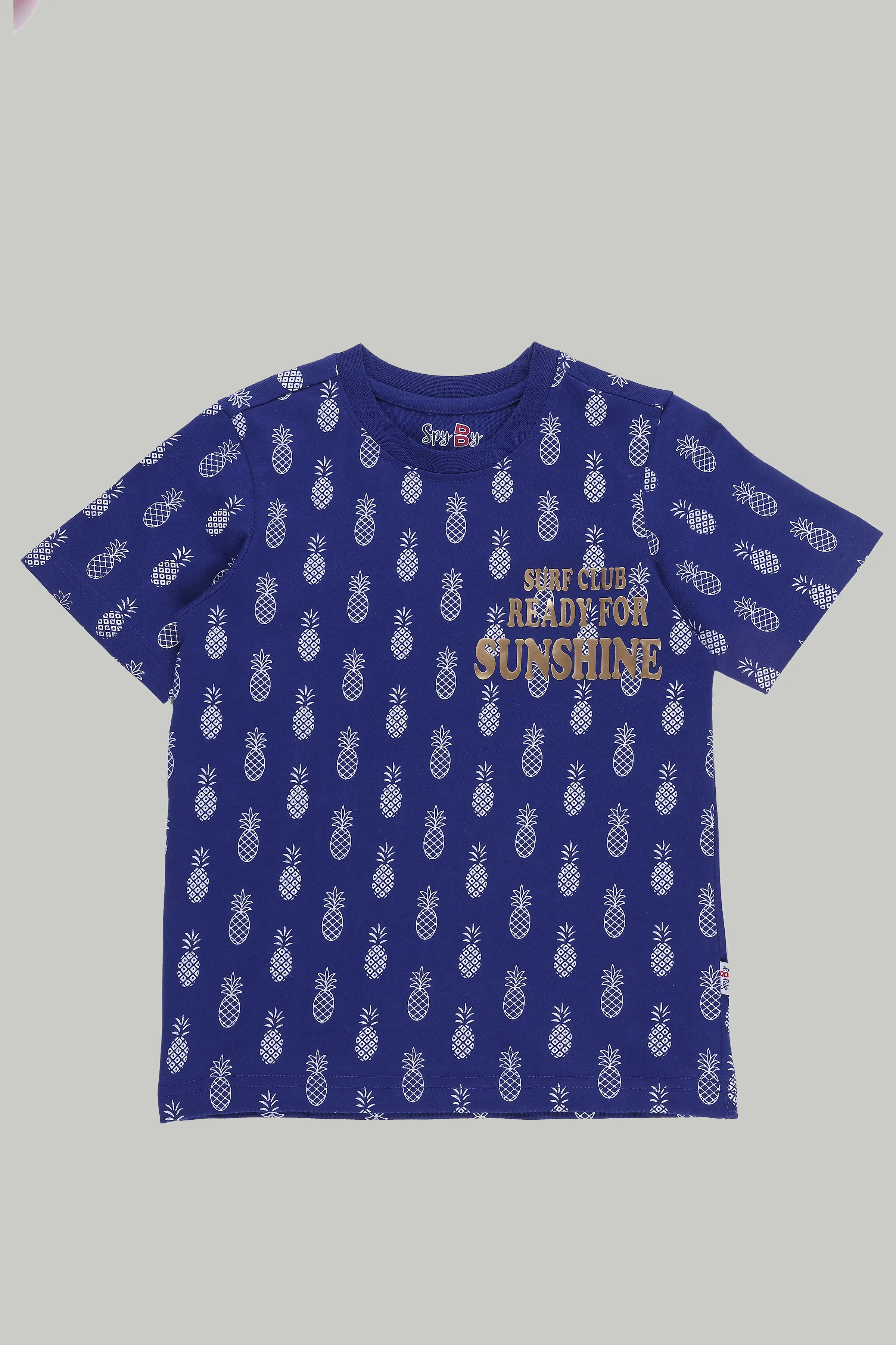 Spyby Boys Blue Color T-Shirt