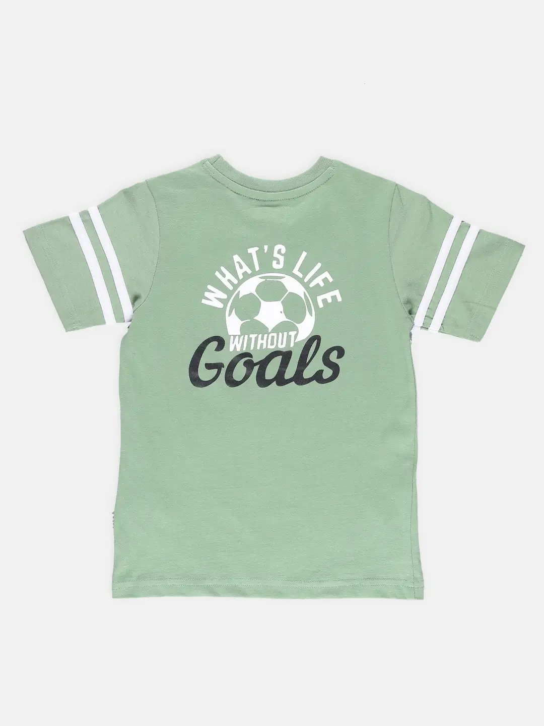 Spyby Boys Mint Green Color T-Shirt - 3