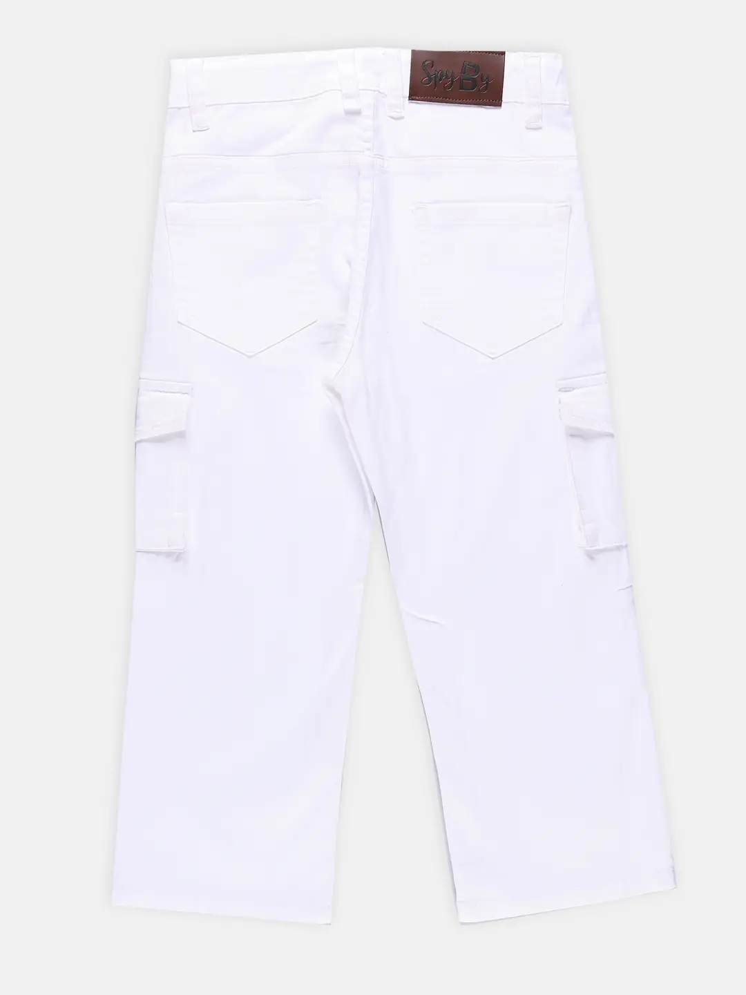 Spyby Girls White Trouser - 3