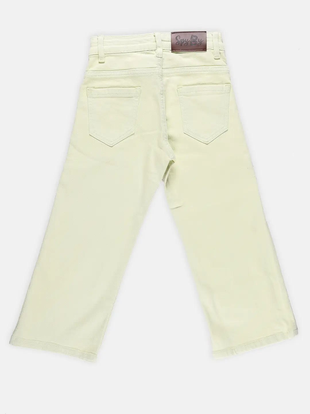 Spyby Girls Light Green Trouser - 3