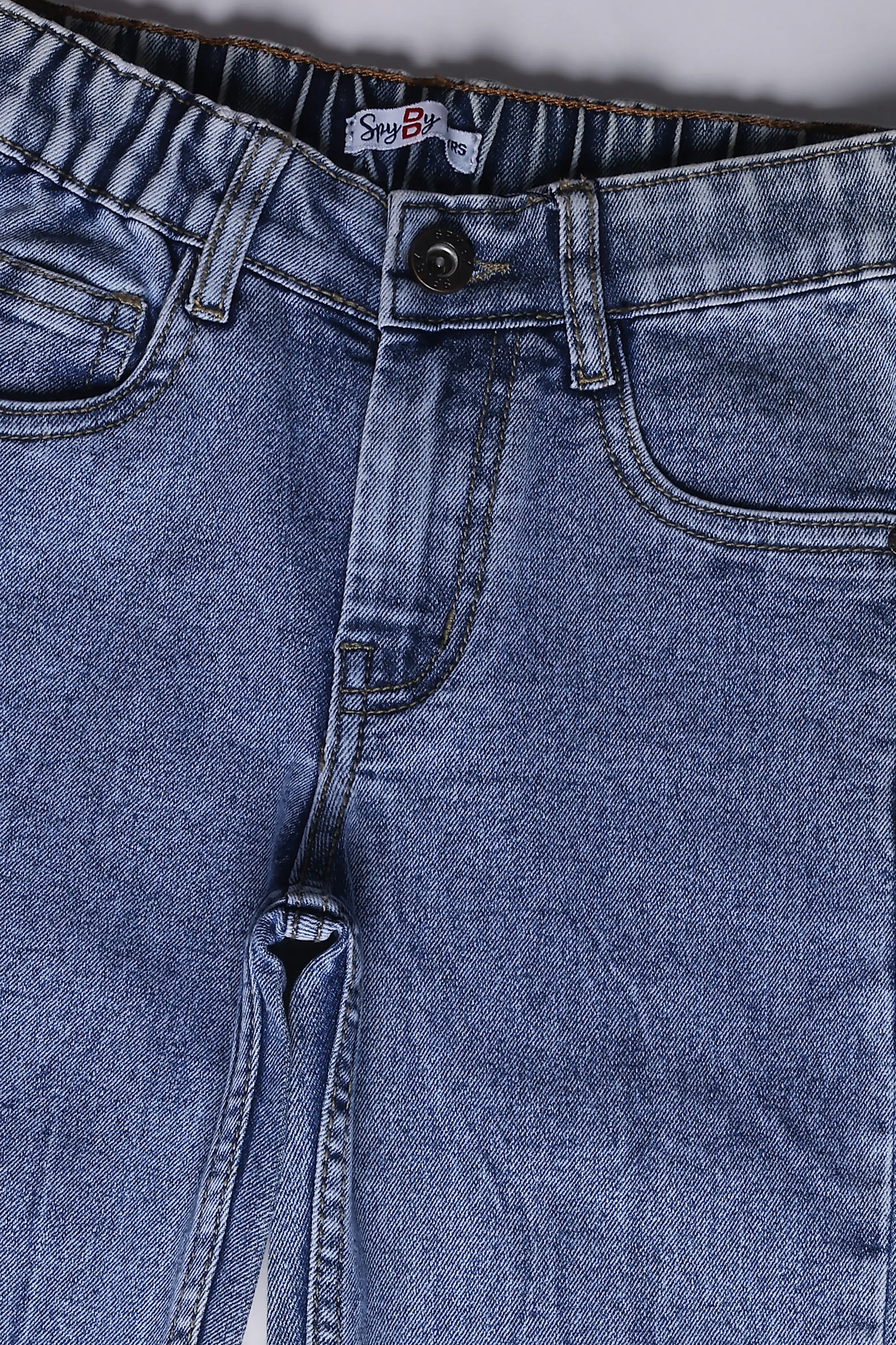 Spyby Girls Blue Color Jeans - 2