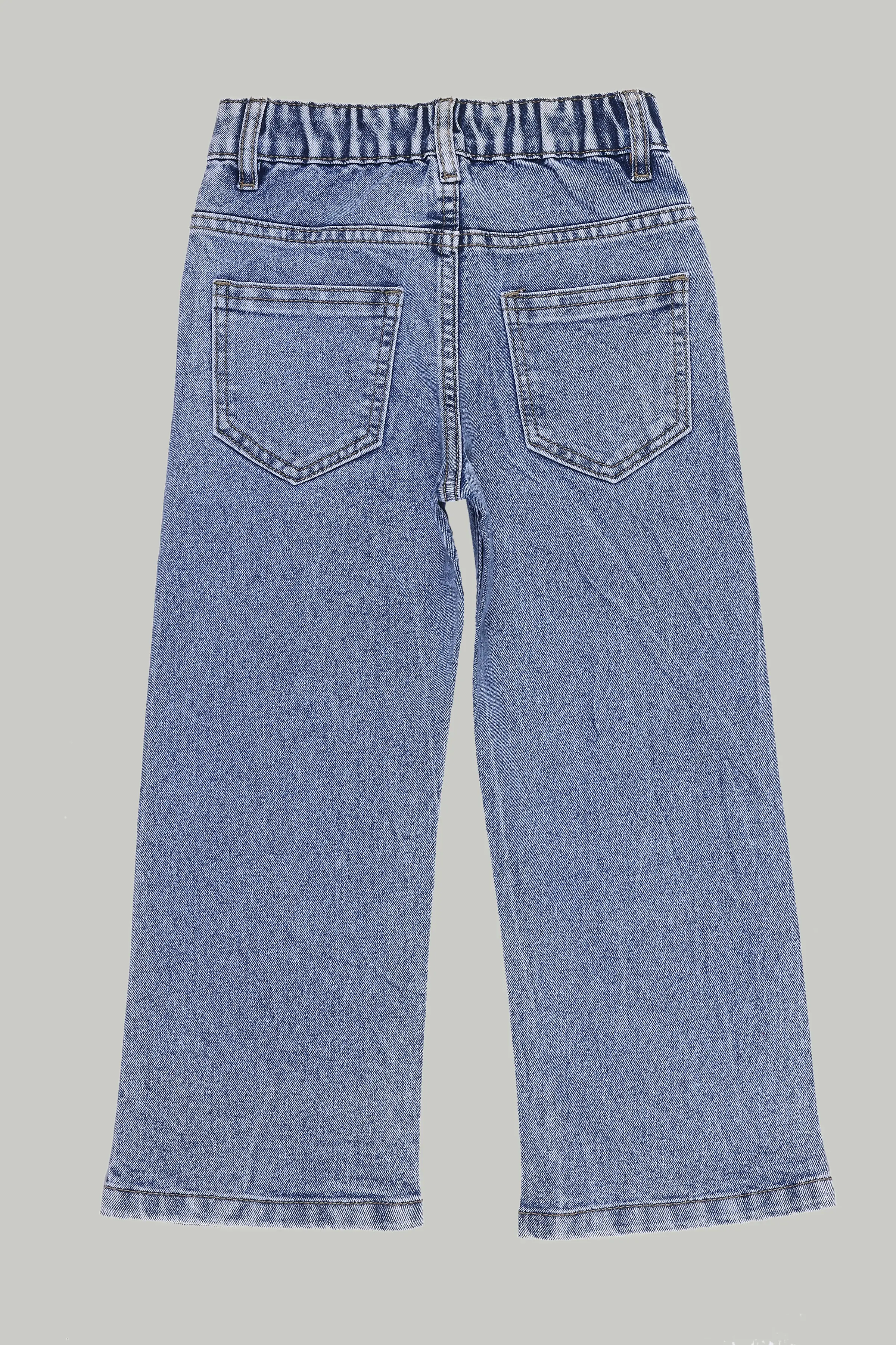 Spyby Girls Blue Color Jeans - 3
