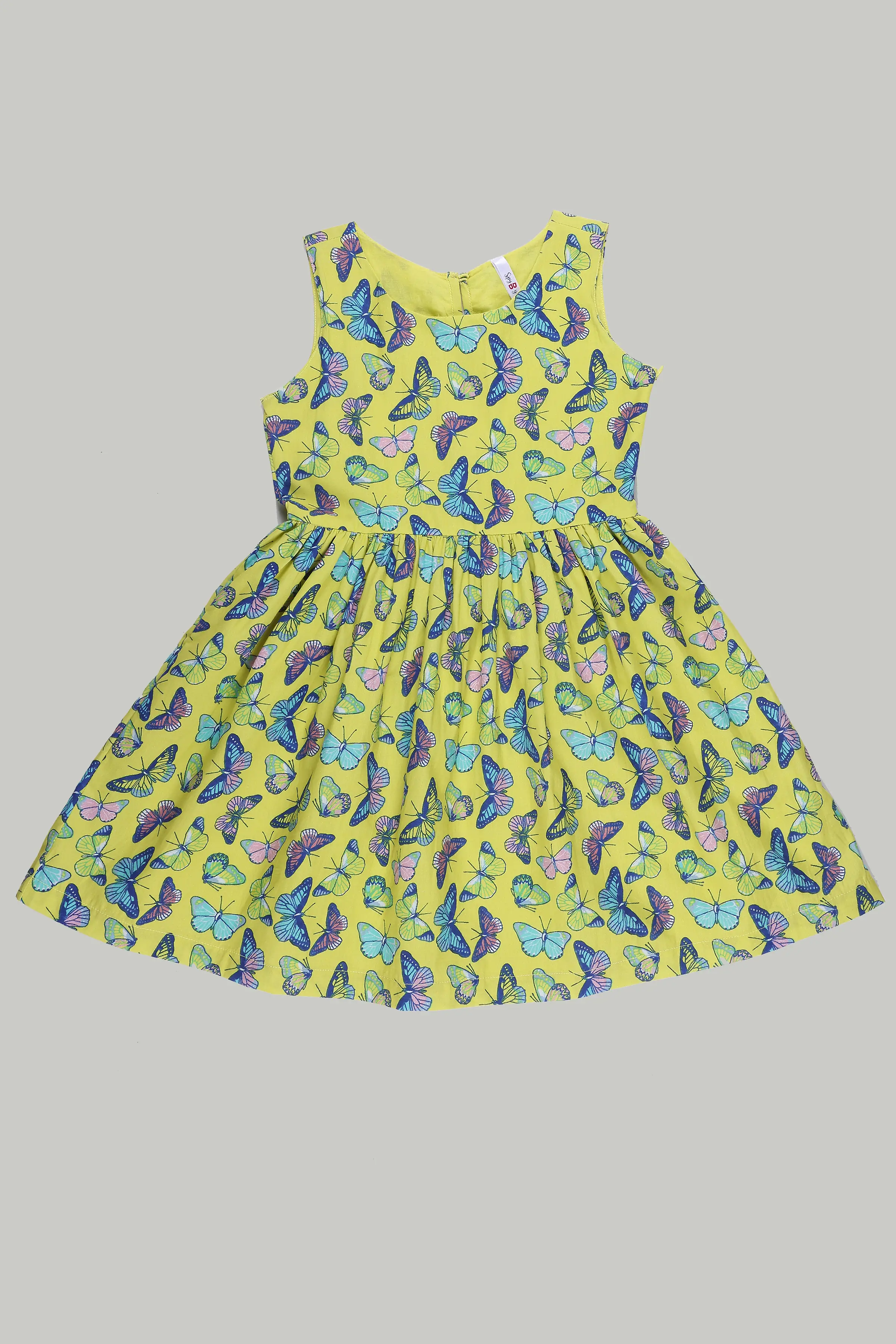Spyby Girls Yellow Color Dress
