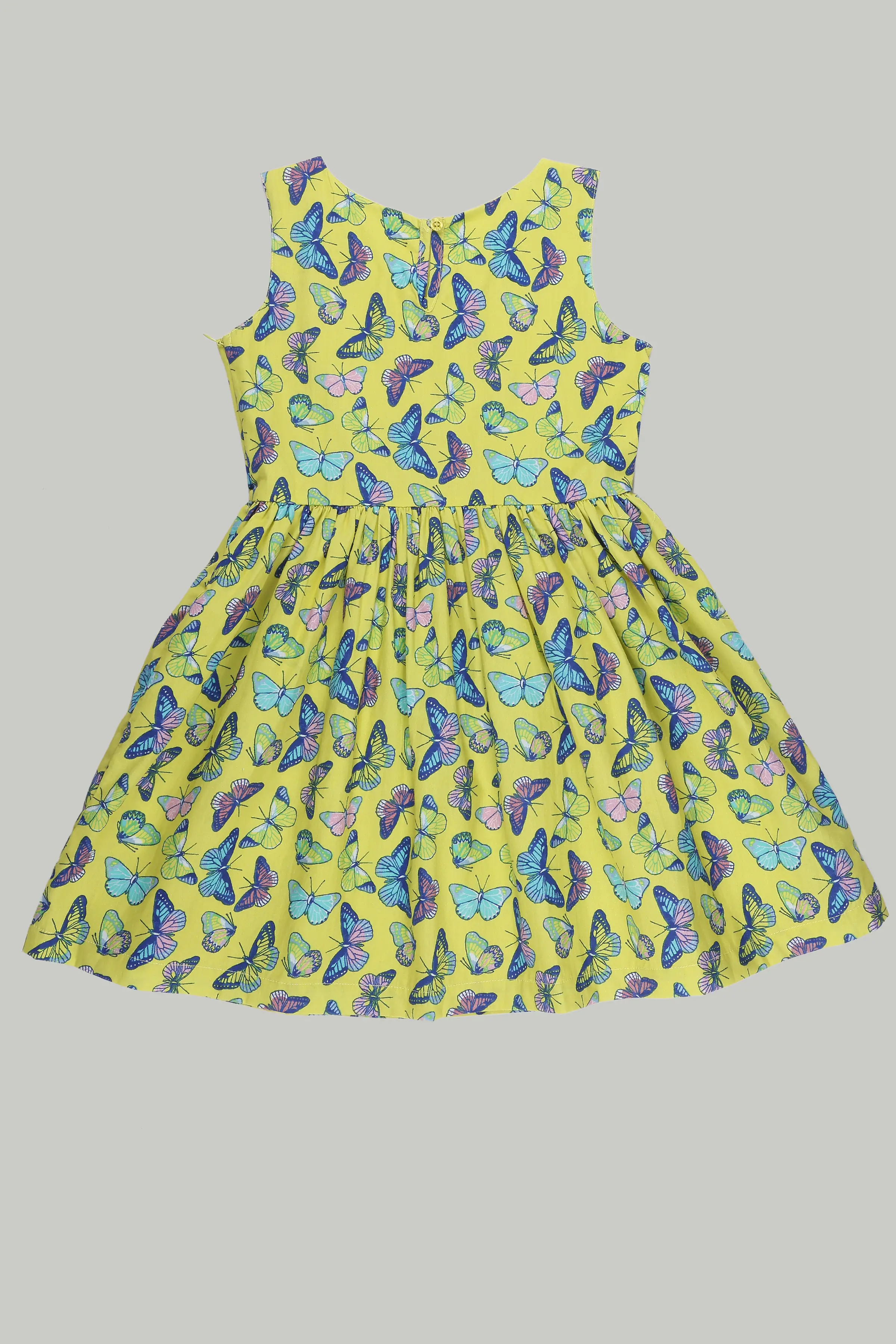 Spyby Girls Yellow Color Dress - 3