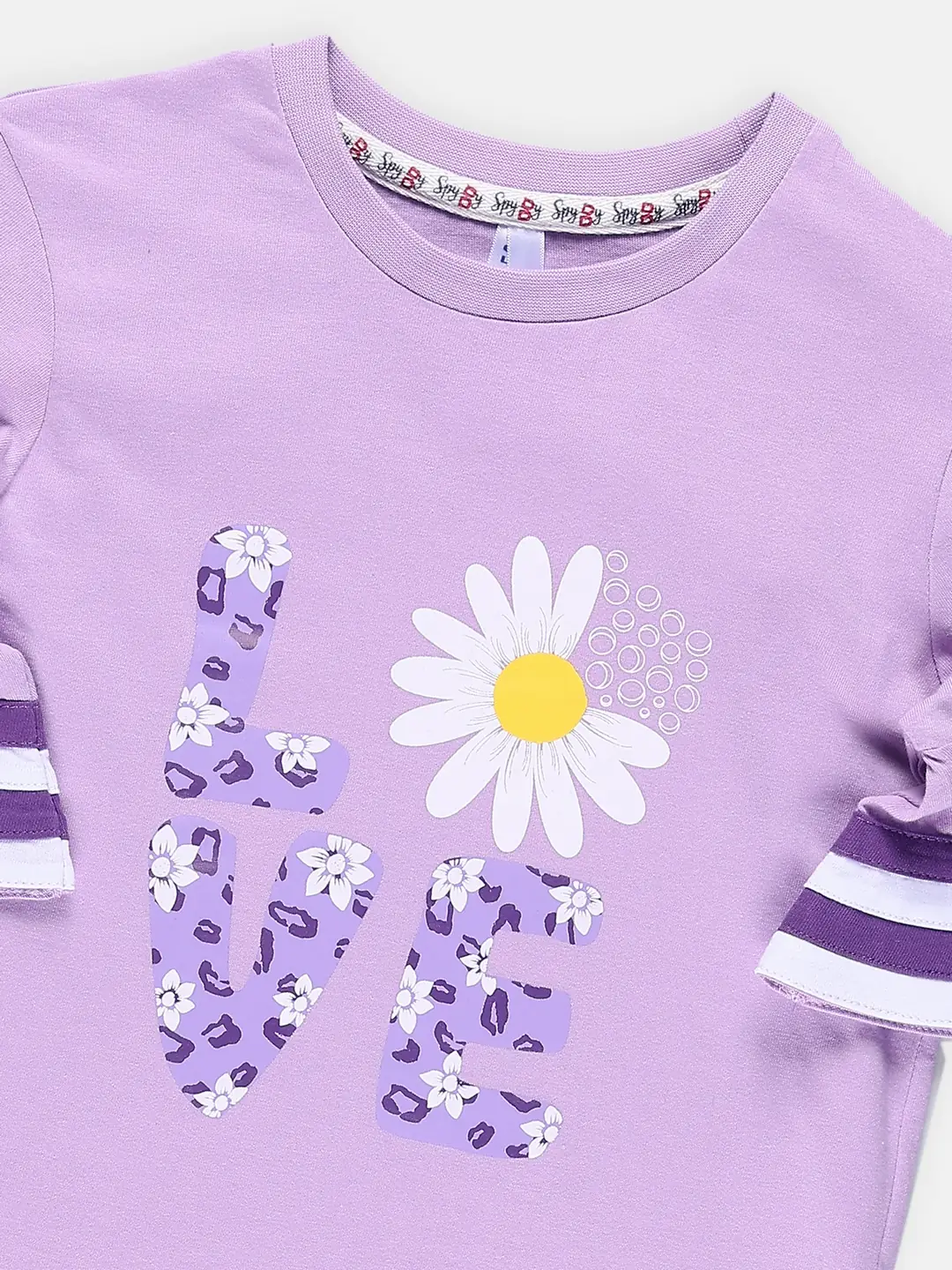Spyby Girls Lavender Color Dress - 2