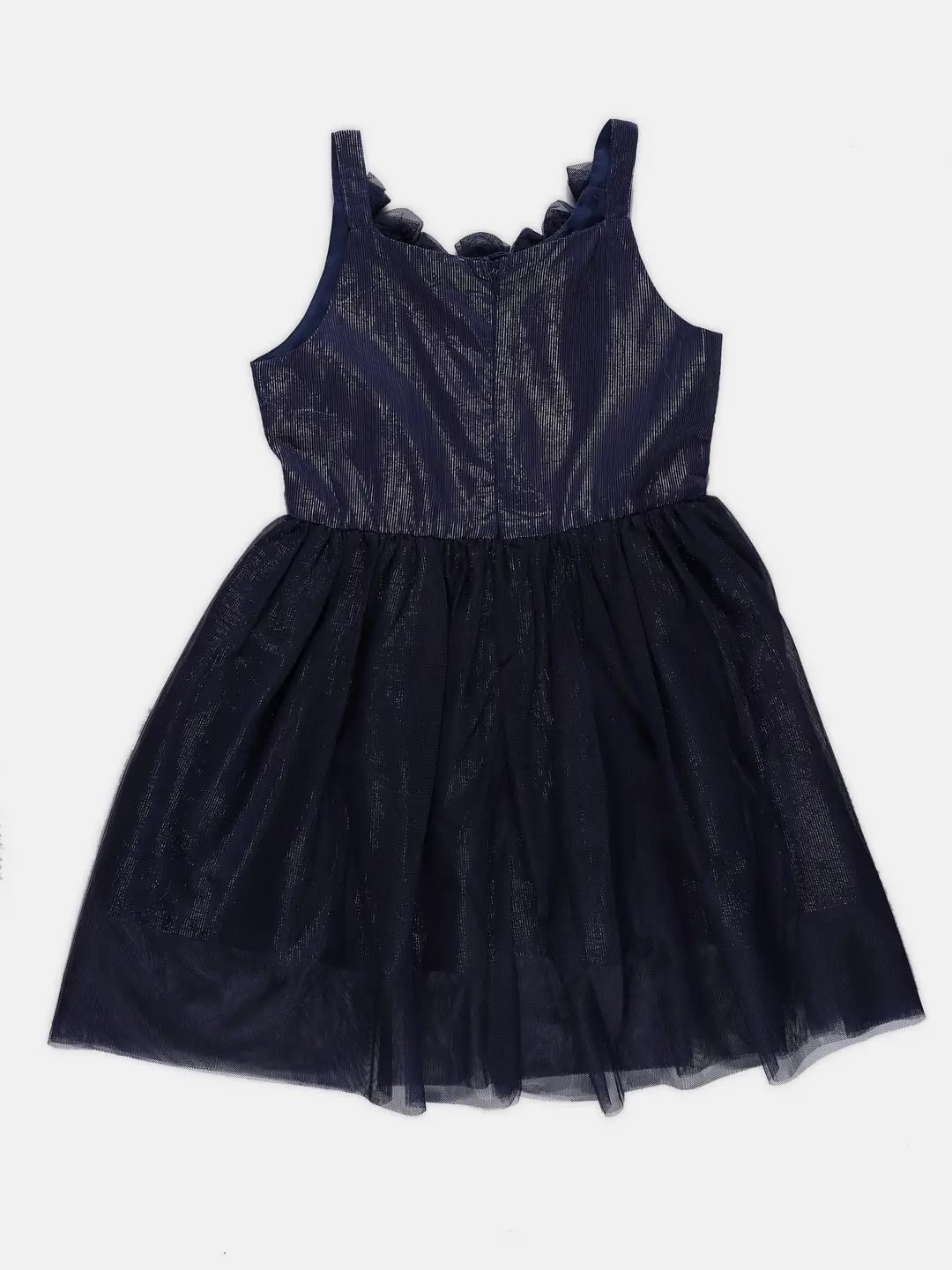 Spyby Girls Navy Color Dress - 3