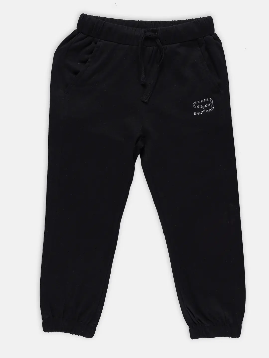 Spyby Girls Black Color Jogger
