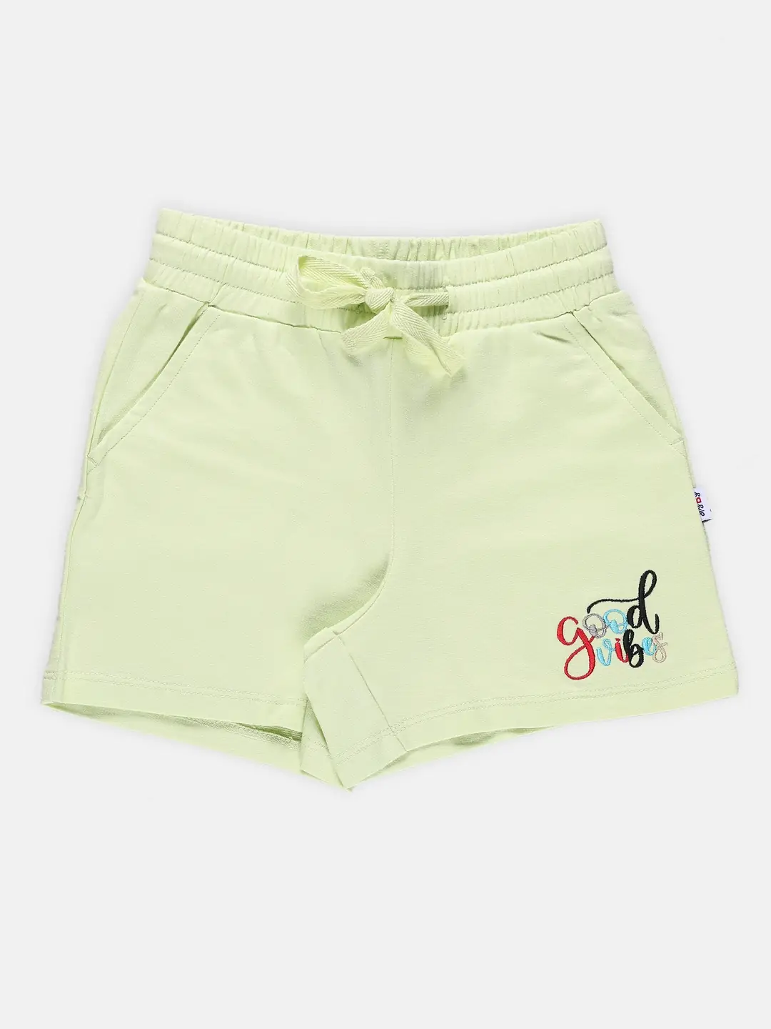 Spyby Girls Neon Green Color Short