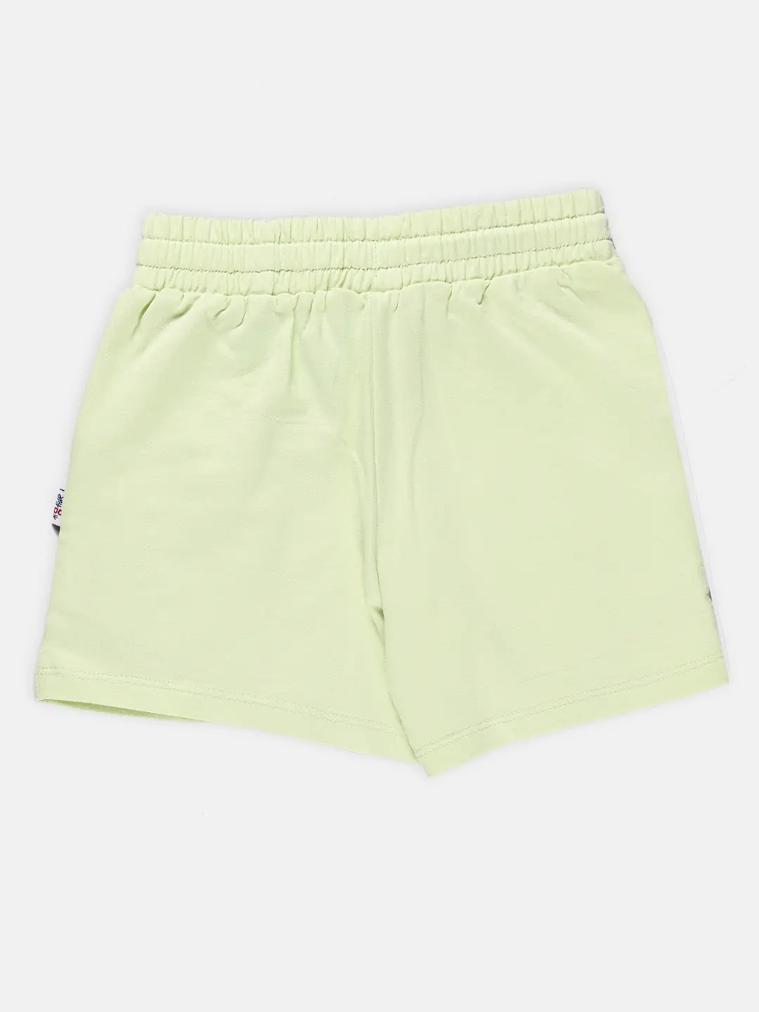 Spyby Girls Neon Green Color Short - 3