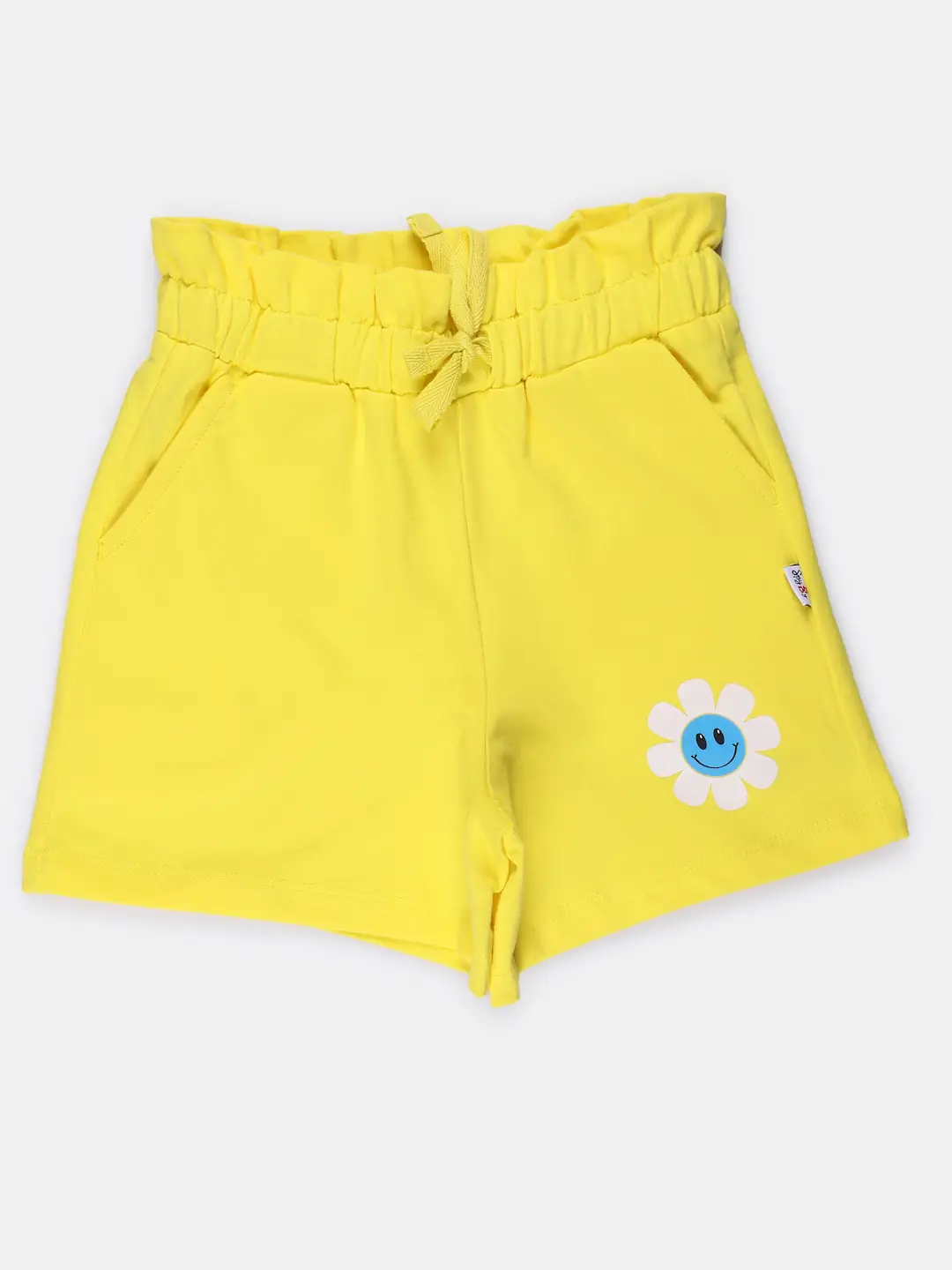 Spyby Girls Yellow Color Short