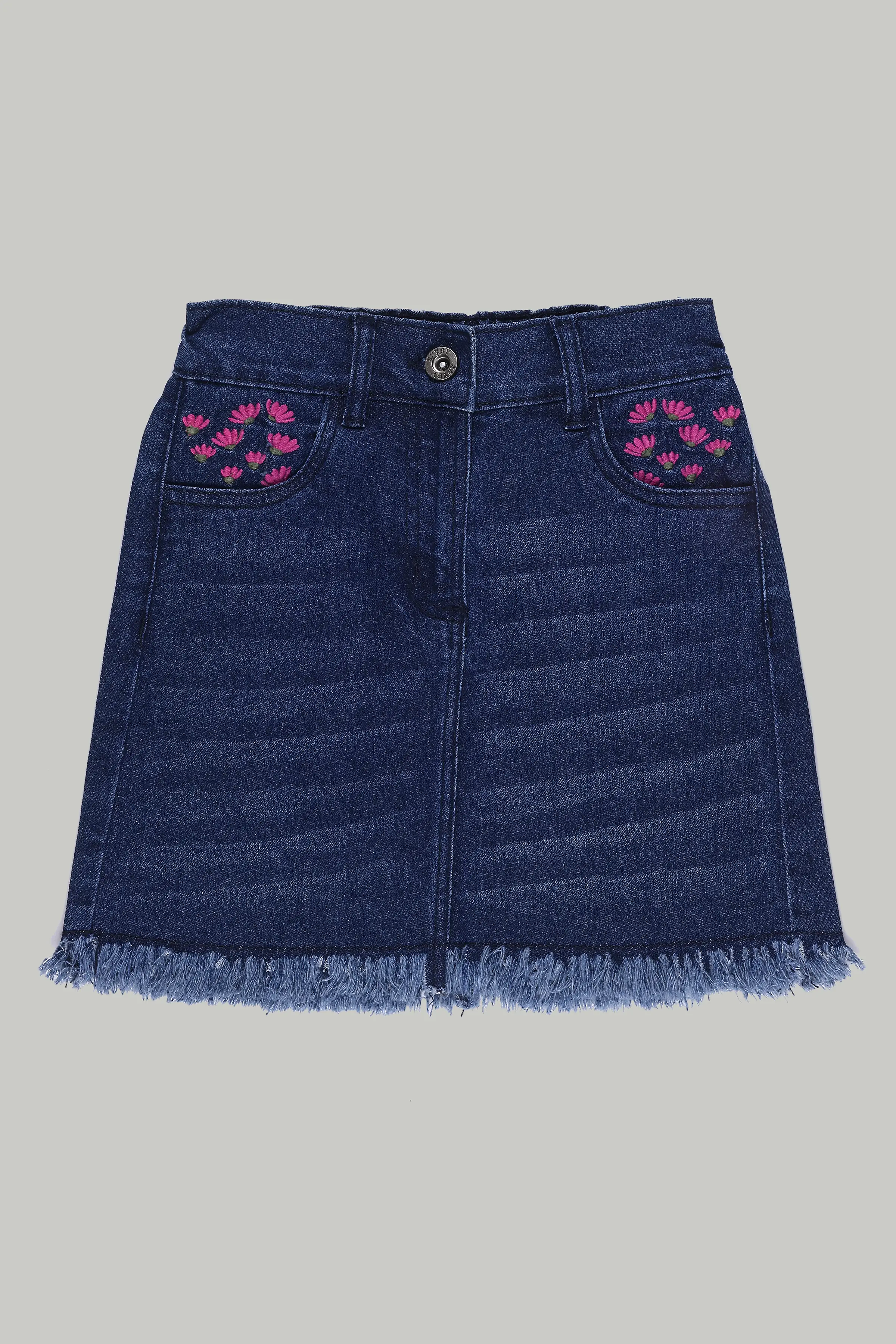 Spyby Girls Blue Color Skirt