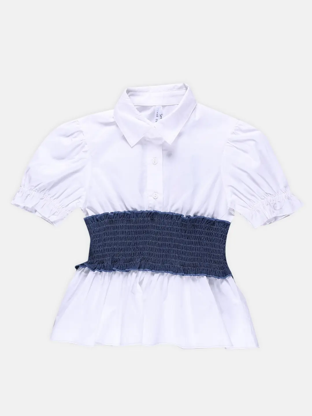 Spyby Girls White Color Top