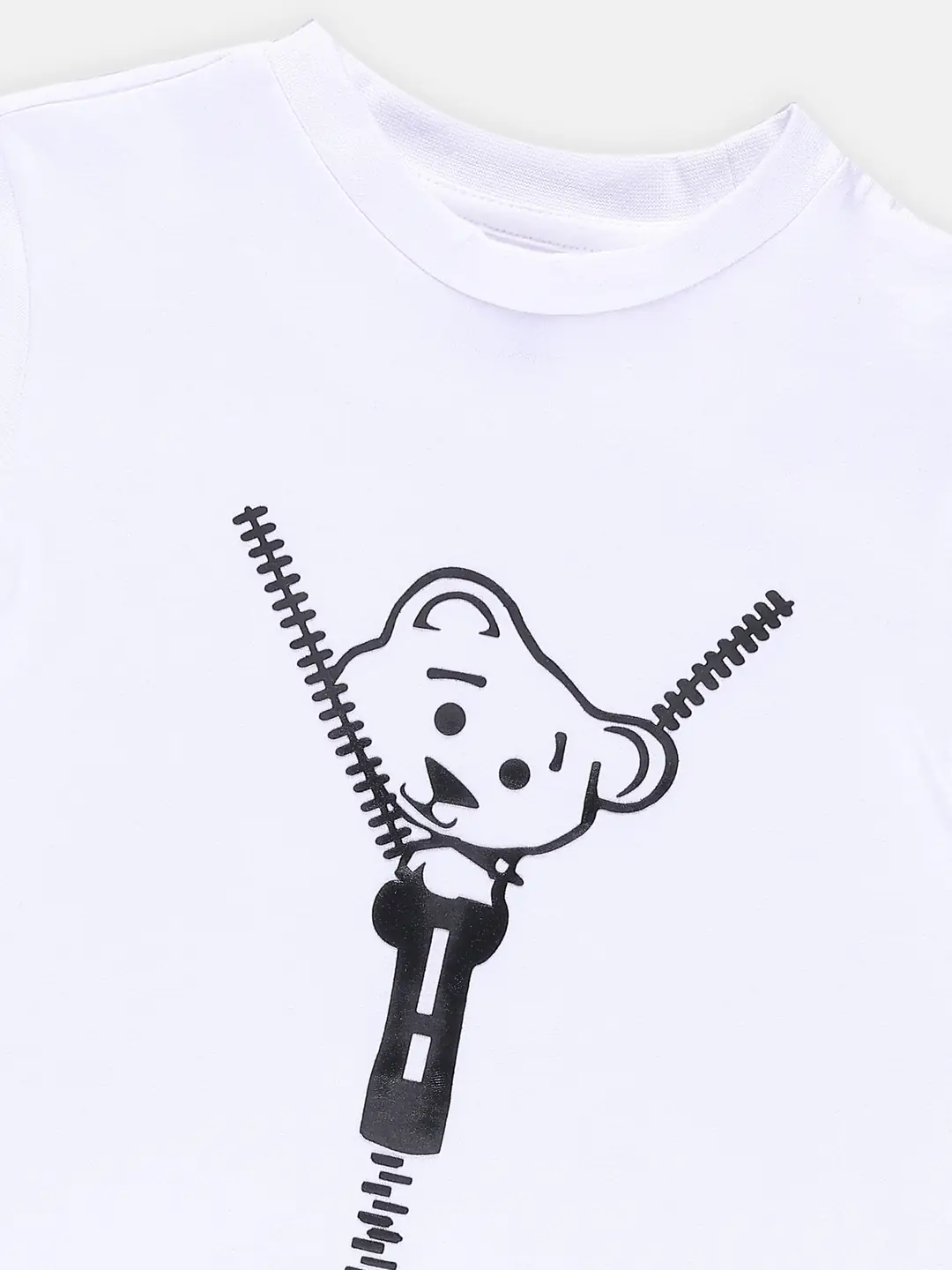 Spyby Girls White Color T-Shirt - 2