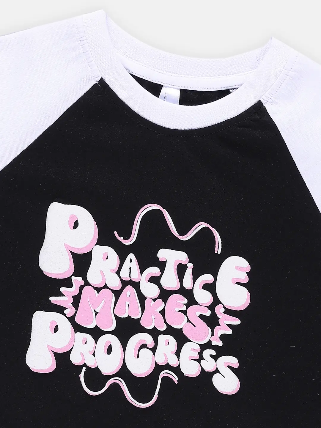 Spyby Girls Black Color T-Shirt - 2