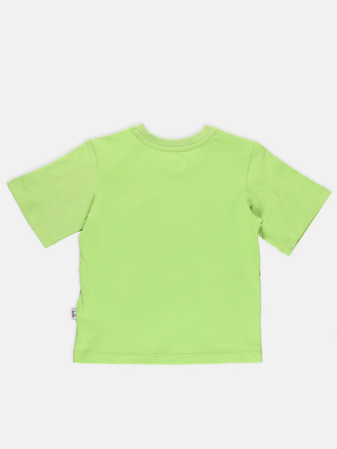 Spyby Girls Neon Green Color T-Shirt - 3