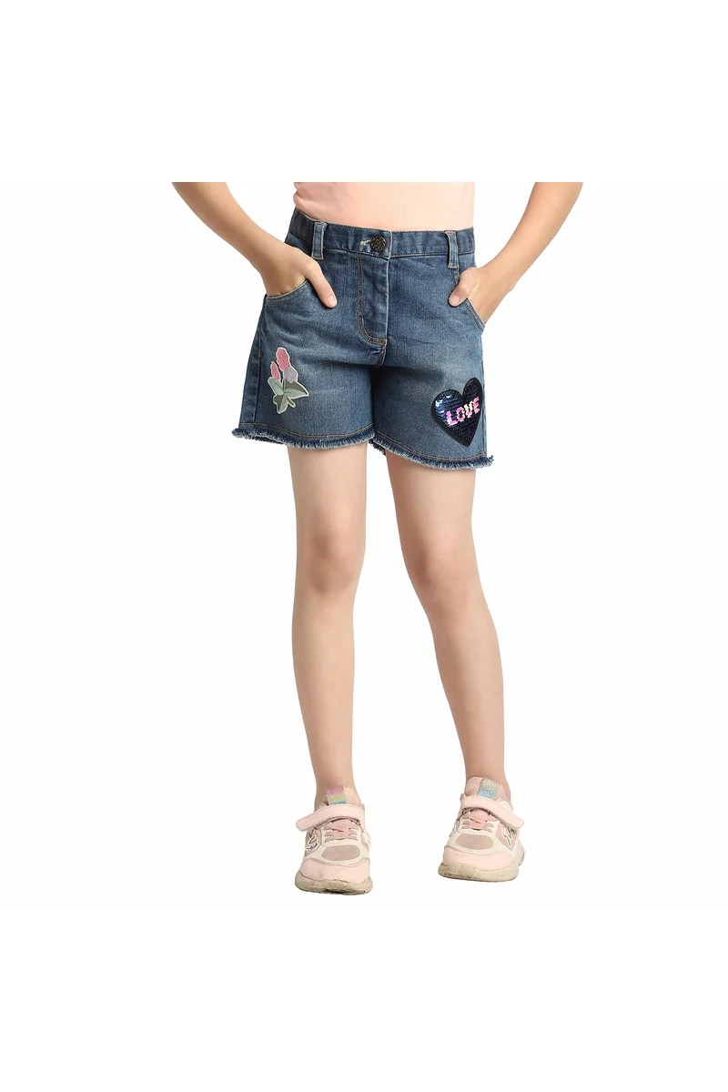  Girls Blue Color Short