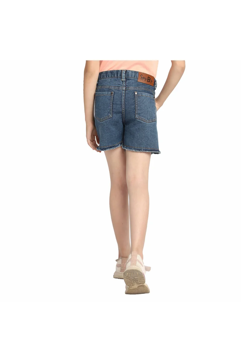  Girls Blue Color Short - 4