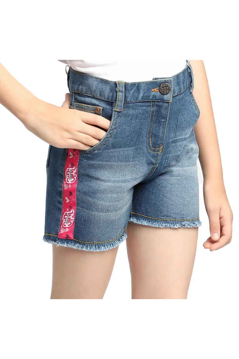  Girls Blue Color Short - 3